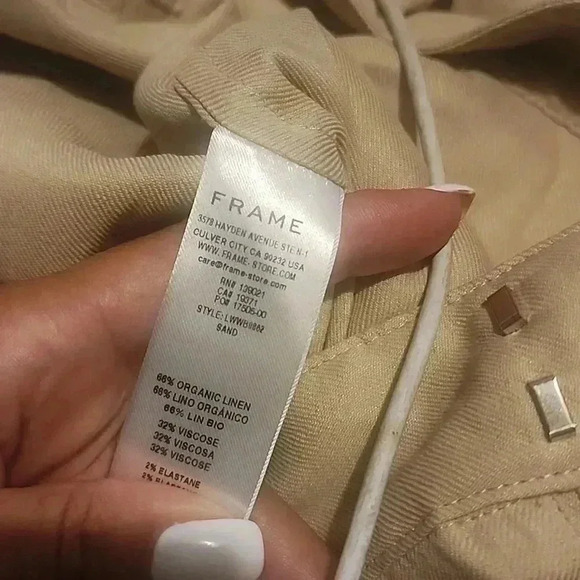 HOST PICK 💖💖FRAME DENIM CARGO PANTS SIZE 12 - Picture 4 of 4